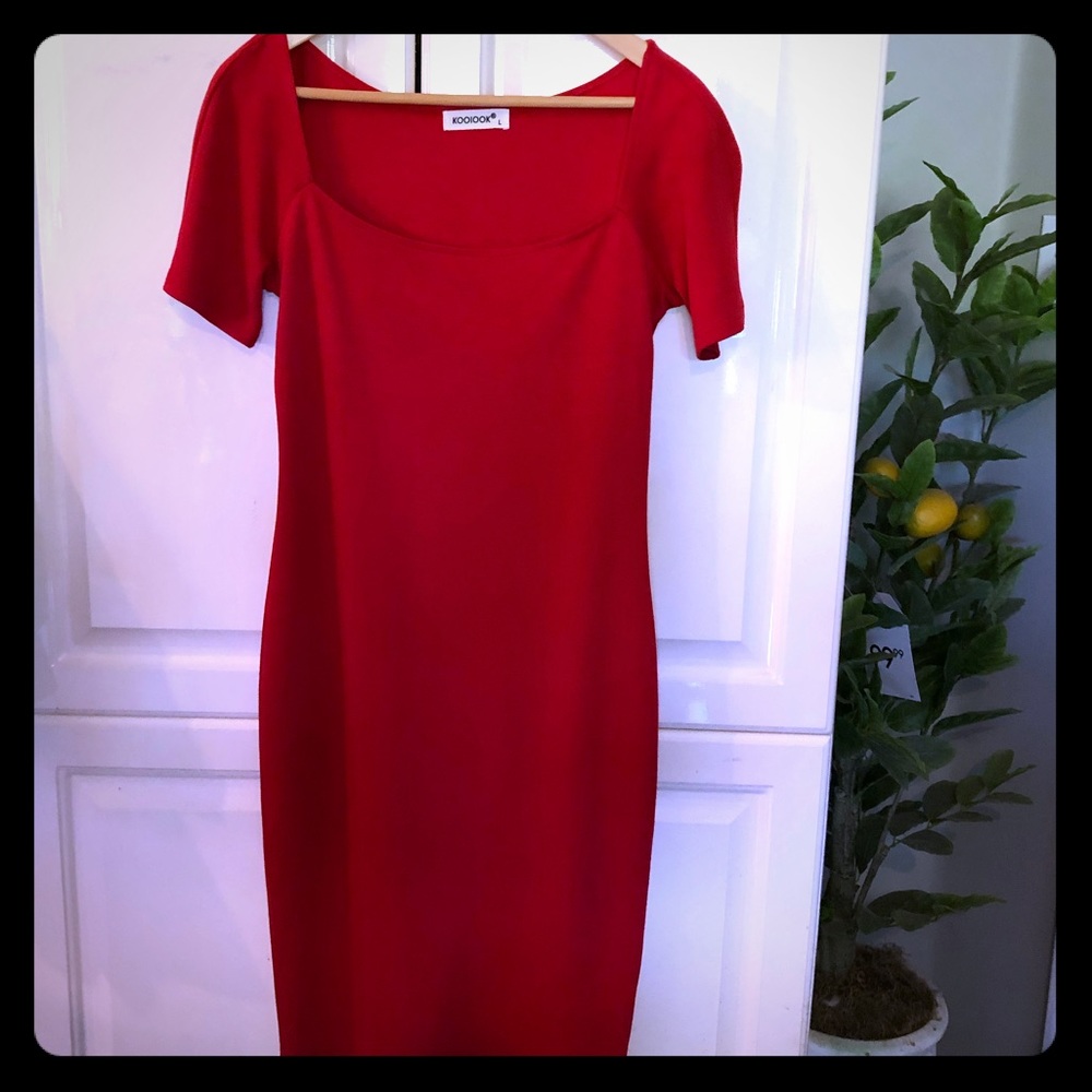 Koolook Red Dress - Size Large